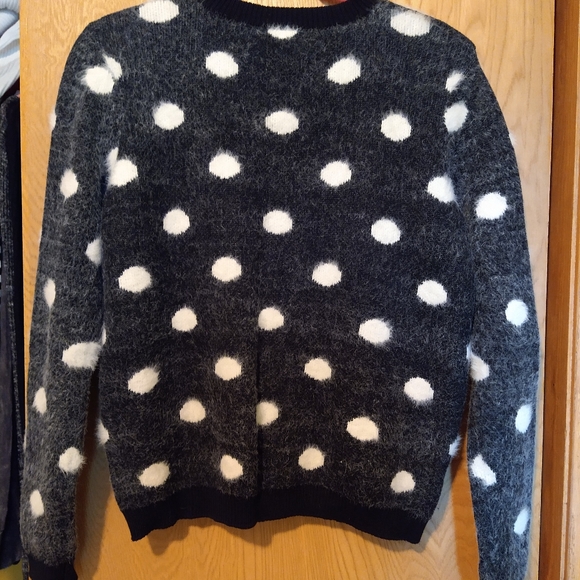 Romeo+ Juliet Couture Plush Polka Dot Sweater - Picture 3 of 4